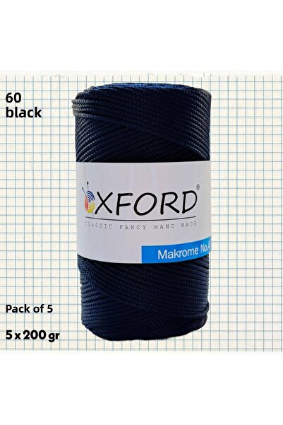 Oxford İplik 5 عبوات من البوليستر Pp مكرامية رقم: 4-200gr-230m-bag Supla-60-b...