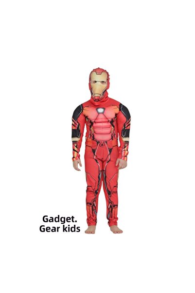 Gadget Gear Costum pentru copii Ironman - Costum de supererou, Costum de Hall...