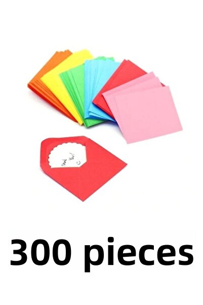 Diplomat 300 Pieces 13x18 Cm Colorful Invitation Envelopes 90 Gr Mixed Color