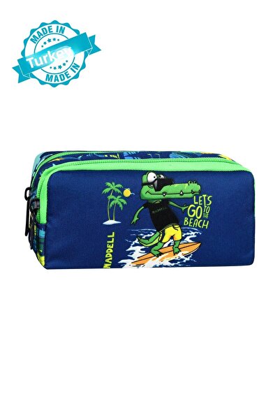 CHARSHI حقيبة أقلام رصاص مدرسية للأولاد مرخصة من WADDELL بجيبين