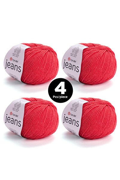 Yarnart Funie de tricotat Jean nr. 26 - Pachet de 4