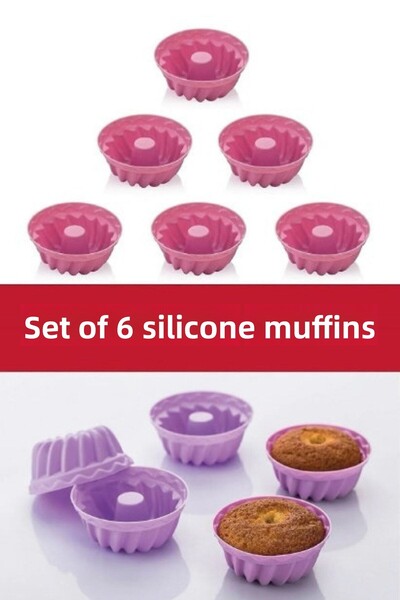 WAPPA Silicone Cake Mold 6 Pieces