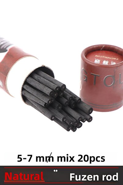 Vox Art Natural Charcoal Fuse Rod - 12 Pieces 5-7 mm Thickness