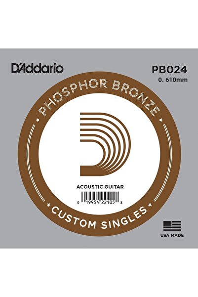 Daddario PB024 ΑΚΟΣΤΙΚΟ ΜΟΝΟΚΑΛΩΔΙΟ 024 ΑΡΙΣΤΕΡΟ (G) ΚΑΛΩΔΙΟ ΦΩΣΦΟΡΟΥ ΜΠΡΟΝΖΗ