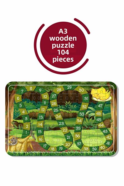 Baskı Atölyesi أنا أعول A3 104 قطعة لغز، لعبة، بانوراما