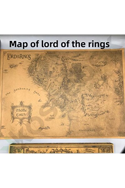 Köstebek سيد الخواتم - خريطة الأرض الوسطى