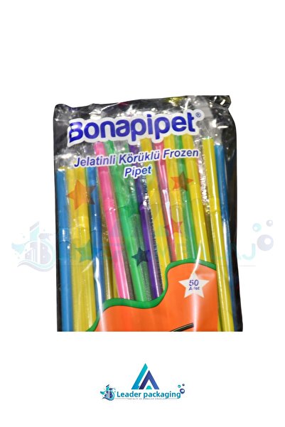 Lider ماصة منفاخ جيلاتينية مغلفة 100 قطعة