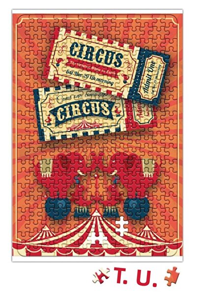 Baskı Dükkanı لغز السيرك 240 قطعة اللغز