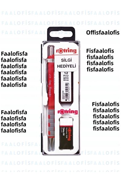 Rotring Tikky Quality Versatil Pen Set 0.7 Eraser Pen Tip Mechanical Tip Versatil Pen