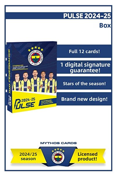 Fenerbahçe بطاقات لاعب كرة القدم النبضية 2024/25 - حزمة