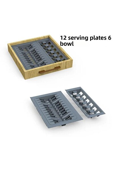 tify Drawer Plate and Bowl Organizer (CUTABLE FROM THE BEAD 3CM, SIZE 6CM) 44x48 Cm