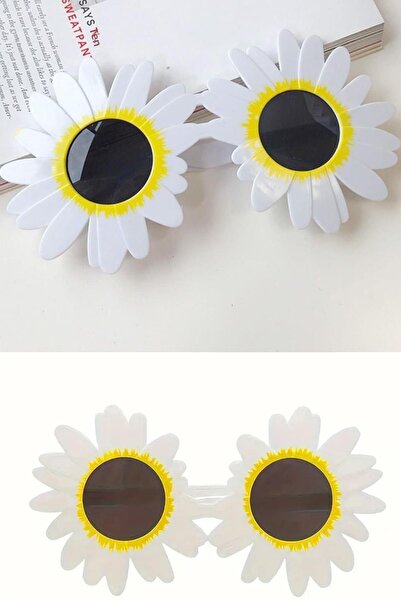 Patladı Gitti Daisy Party Glasses Party Accessory Black Glass