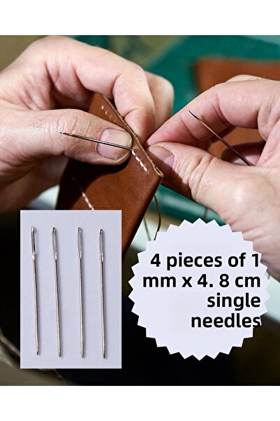 Eskişehir hobi sanat Ac de cusut cu funie cerata, ac de cusut, ac de cusut pi...