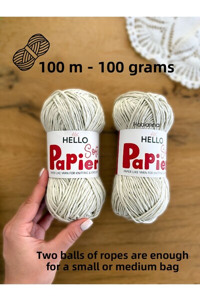 Hobianna Hello Soft Paper Soft Paper Strings No:01 - 2 Pieces