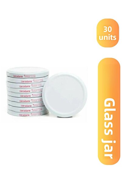 Viyalente Canning Lid Jar Lid Double Silicone Bottle Lid 30 Pieces