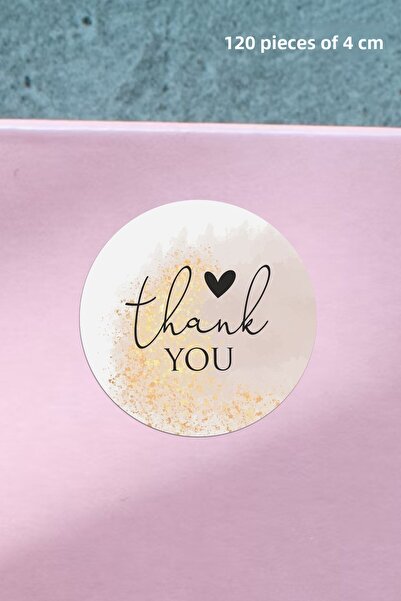 Özer Store 120 buc. Autocolant rotund adeziv pentru pachet de produse, autoco...