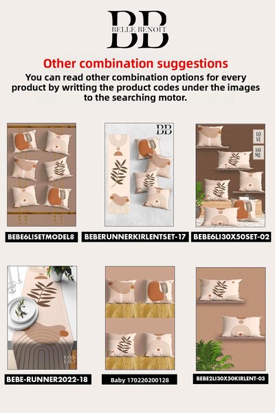 Belle Benoit Digital Printed Decorative Table Runner – 140X40 Cm, Bohemian Style, Table Cloth, Stain Resistant Fabric