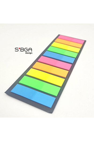 sibga tasarım Transparent Colored Postit Post-it Post It.Bookmark Bookmark Postit Sticker Note Paper 200 Sheets