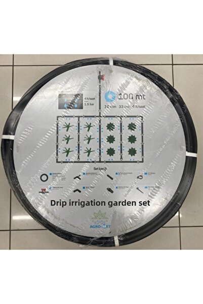 METSAN Κιτ κηπουρικής άρδευσης με σταγόνες Agro-met 100 Mt - Σωλήνας Agromet