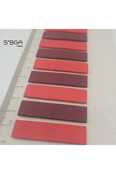sibga tasarım Transparent Colored Post-It Note Paper - 200 Sheets Bookmark Sticker