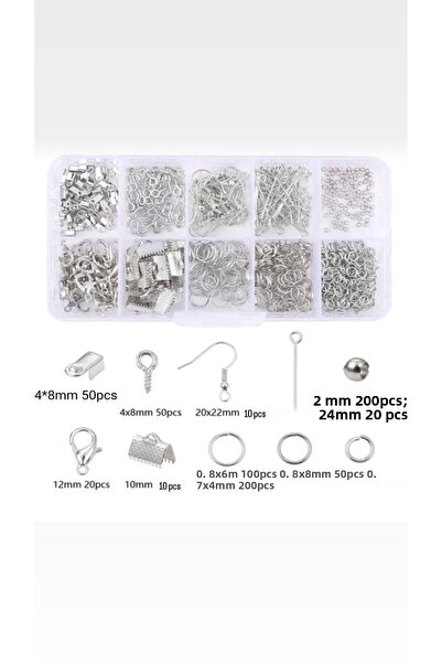 HASAN ERDOĞAN Σκουλαρίκια 710 τμχ - Κιτ κατασκευής κολιέ και βραχιολιών