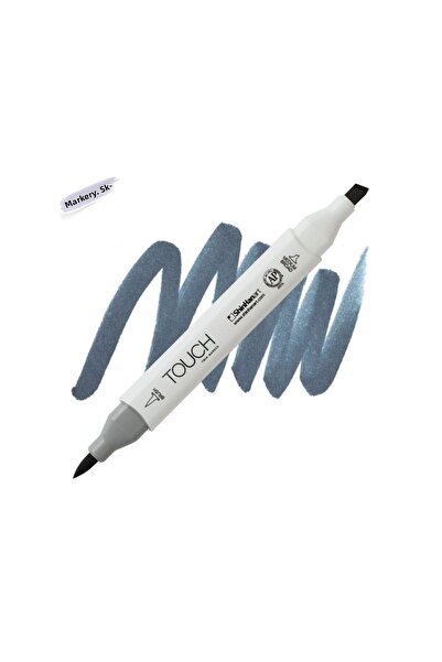 Shinhan Art Touch Twin Brush Pen : Double Sided Marker : Bg7 Blue Gray