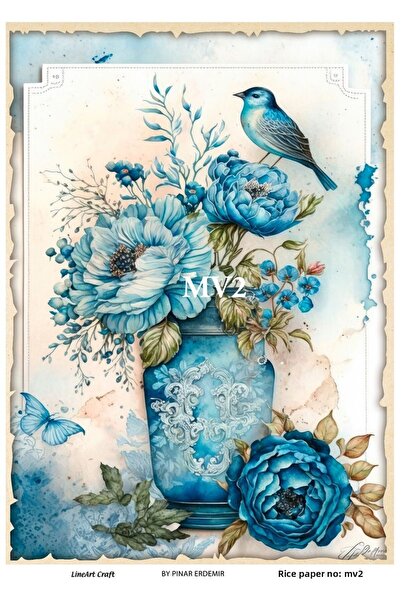 LİNEART Brass Decopage Paper No:Lmv2- 29X42Cm