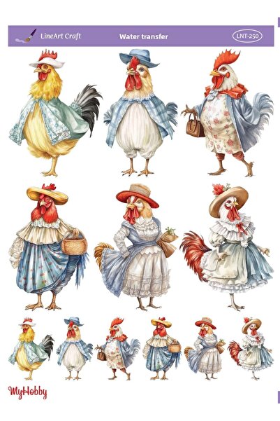 LİNEART Lineart Water Transfer No:Lnt250 25X35Cm