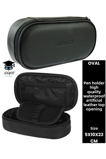 SEYFİKİRTASİYE Suport pentru stilou oval rezistent la apa - 5x10x23 cm, desch...