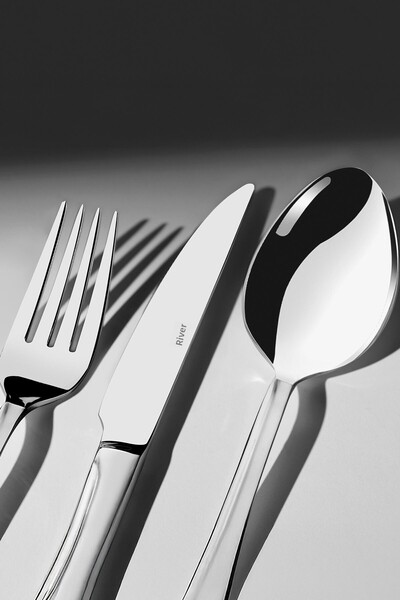 Nehir Комплект прибори за хранене Safir Satin за 12 души, 72 части в кутия