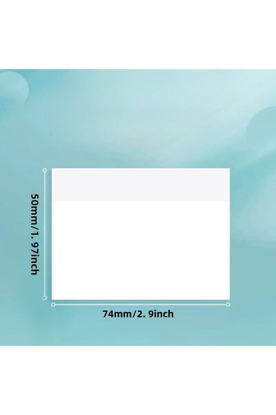 Choice Small 1 pack Transparent Sticky Note Pad, 3 Different Size See Through Clear Sticky Notes, Waterproo