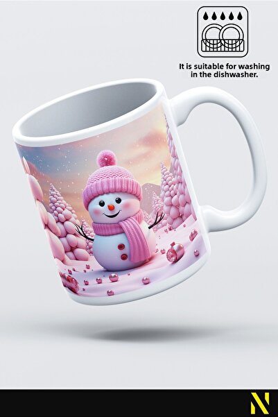 nilizma Christmas New Year Themed Snowman Mug Cup Mug 330 ml