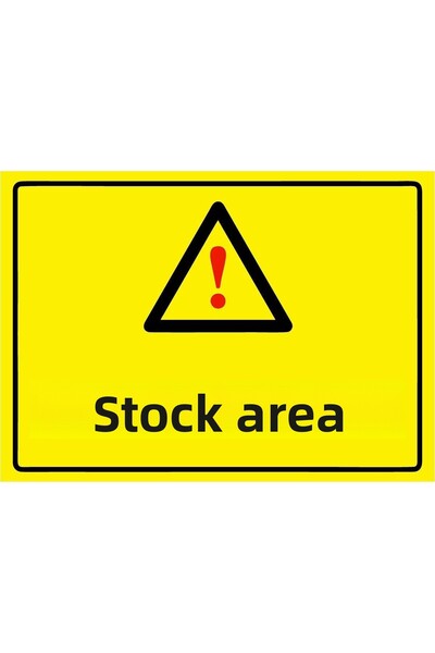 ZiPrinter لافتة تحذيرية من مادة PVC مقاس A3 30×42 سم