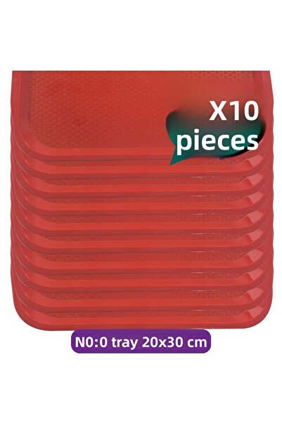 Hesna Natural 10Pcs 20X30 No0 Fast Food Tray - , Serving Tray , - Presentatio...