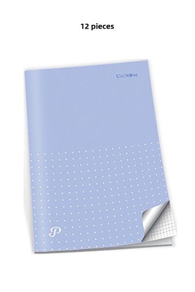dudeepet 12 قطعة من دفتر المدرسة الثانوية 60/40 ورقة مربعة