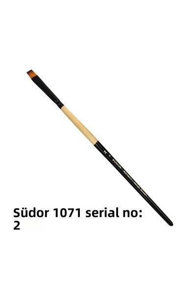 Südor فرشاة طلاء أكريليك وزيتية من سلسلة 1071 رقم 2