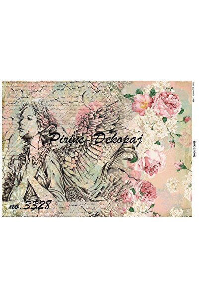 LİNEART ورق ديكوباج نحاسي Lineart 29X42 رقم: L3328