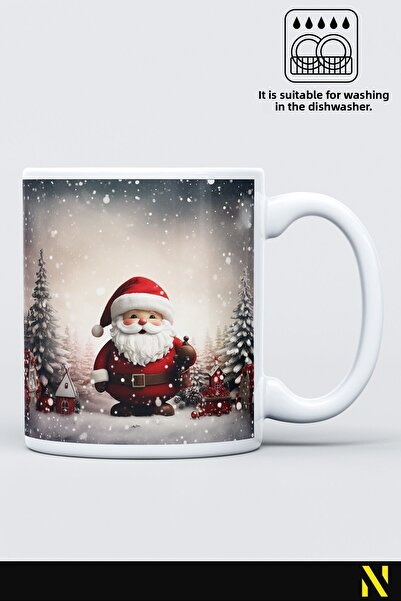 nilizma Christmas New Year Themed Santa Claus Mug Cup Mug 330 ml
