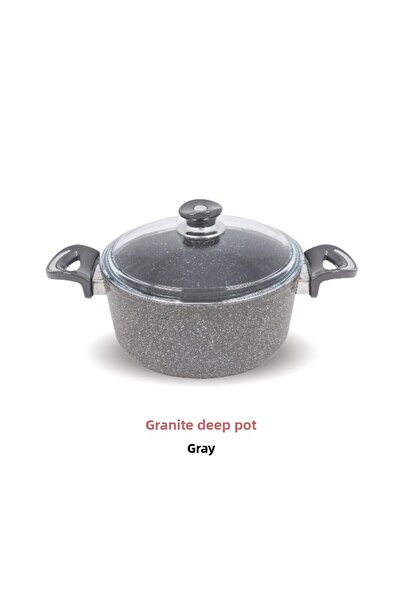 FMS Granite Deep Pot 22 Cm Gray