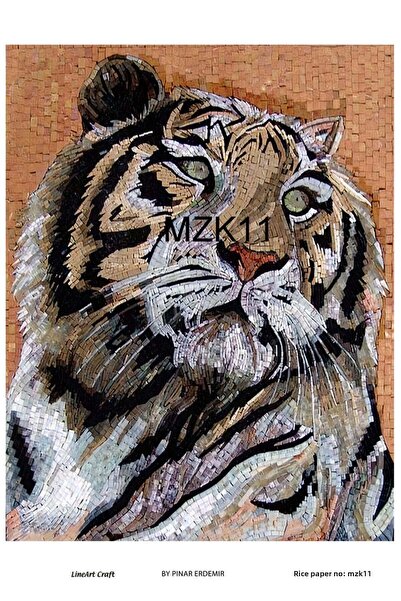 LİNEART Brass Decopage Paper - Mzk11, 29X42Cm