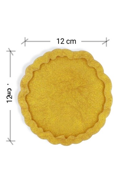 Epoksimax Round Coaster Curved Edge - Premium Silicone Mold for Epoxy Resin C...