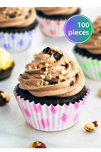 M Mimoza Park 300 قالب كيك ورقي منقوش على شكل مافن