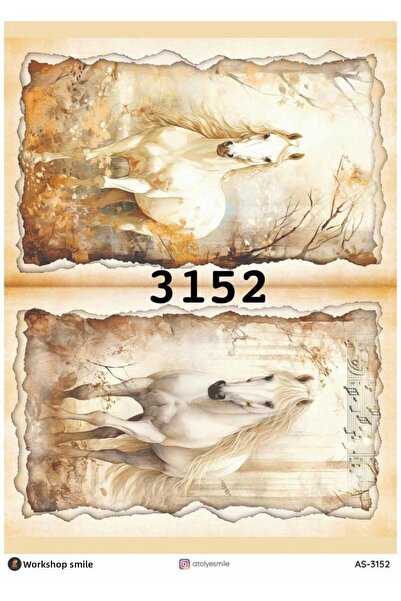 Atölye Smile AS3152 موديل 30x42 ديكوباج نحاسي