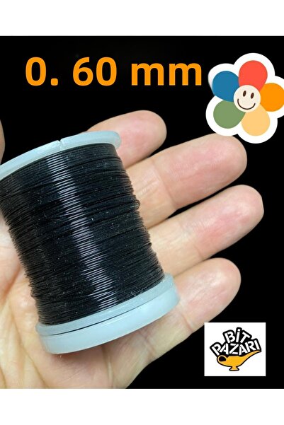 izmir Bitpazarı Χάλκινο σύρμα λουλουδιών 0,60 mm - Σύρμα κοσμήματος - Σύρμα χόμπι - 1 καρούλι