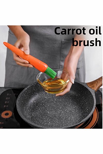 ARVALE فرشاة سيليكون مع خزان نموذج الجزرة |   مقاومة درجات الحرارة العالية