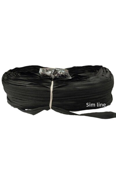 Simline سحاب متر أسود 200 متر + 200 رأس (جودة عالية 1منتج الدرجة)