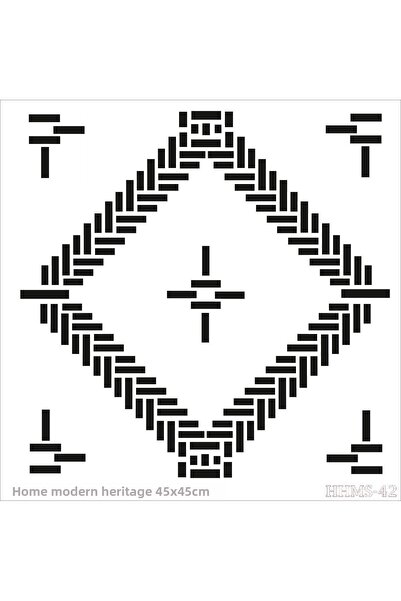 Cadence Home Heritage Modern 45X45Cm Hhms-42 Stencil