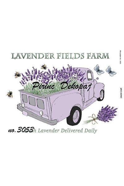 LİNEART ورق ديكوباج نحاسي Lineart رقم: L3053 - 29x42 سم