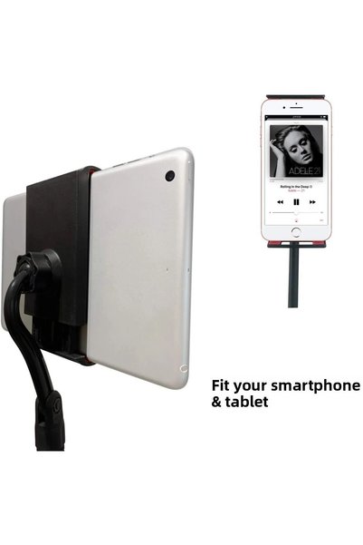 Coverzone 190 cm Lungime maximă 2 în 1 Microfon și suport pentru tabletă Unghi pliabil reglabil - Model 103SP