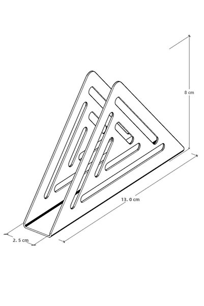 Durusilya Mobilya Desktop Metal Napkin Holder Napkin Holder Towel Holder
